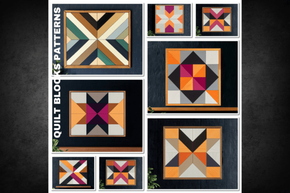 Barn Quilt Laser Cut SVG Bundle 751