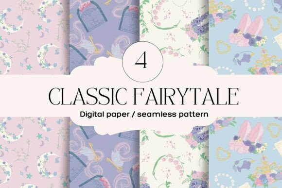 Classic Fairytale Digital Paper
