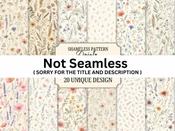 Dainty Wildflower Seamless Digital Paper: A Versatile Choice for Creative Projects