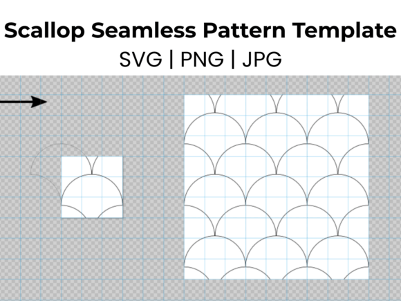 Scallop Seamless Pattern Template: A Strategic Tool for Creative Professionals